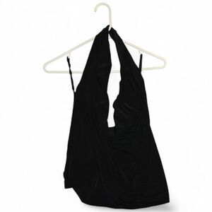 579 Black Halter Top